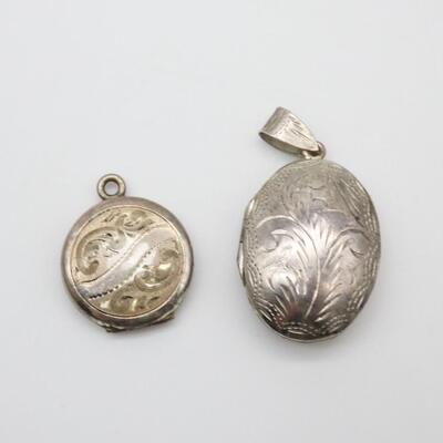 Lot of Sterling Silver Lockets