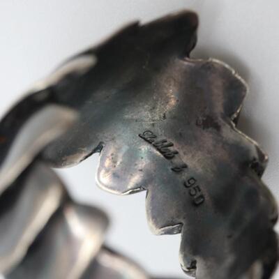 950 Sterling Silver "Le Blob" Ring by Fernando Akasaka Size 9.5-9.75