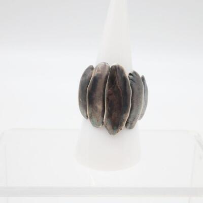 950 Sterling Silver "Le Blob" Ring by Fernando Akasaka Size 9.5-9.75