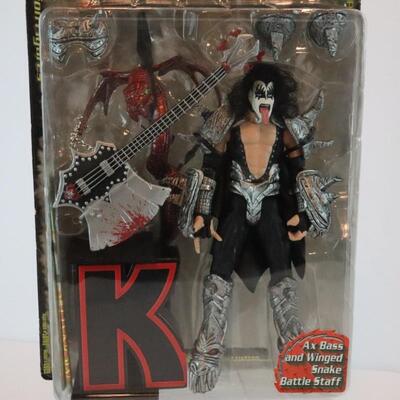 McFarlane Toys Kiss "K" Gene Simmons Action Figure - Listing 2 of 2