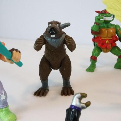 Vintage 1988's Teenage Mutant Ninja Turtles Mirage Action Figures