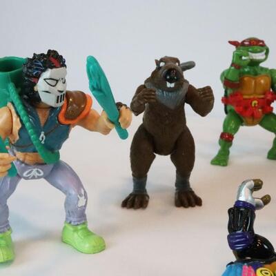 Vintage 1988's Teenage Mutant Ninja Turtles Mirage Action Figures
