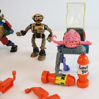 Vintage 1988's Teenage Mutant Ninja Turtles Mirage Action Figures