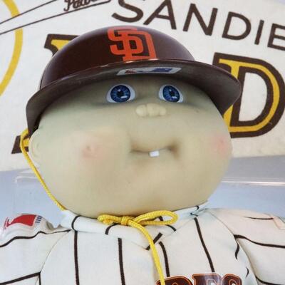 Vintage Padres Cabbage Patch Doll, Pendant & Puzzle Lot
