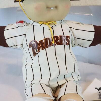 Vintage Padres Cabbage Patch Doll, Pendant & Puzzle Lot