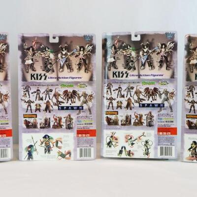 McFarlane Toys Kiss "K-I-S-S" Complete Set of Action Figures