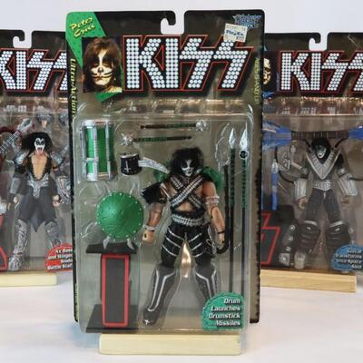McFarlane Toys Kiss "K-I-S-S" Complete Set of Action Figures