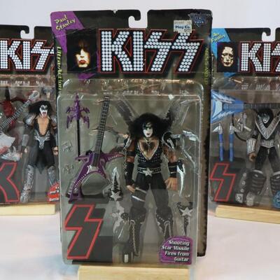 McFarlane Toys Kiss "K-I-S-S" Complete Set of Action Figures