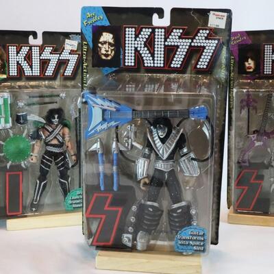McFarlane Toys Kiss "K-I-S-S" Complete Set of Action Figures