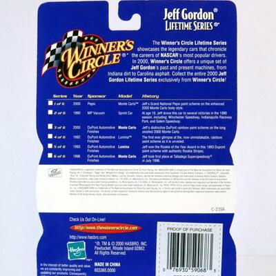 Lot of 2 Winners Circle Jeff Gordon Cars