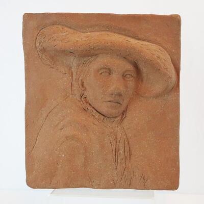 Terracotta Bas Relief Wall Hanging