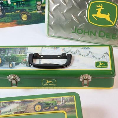 Lot of John Deere Tins