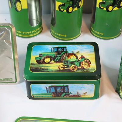 Lot of John Deere Tins
