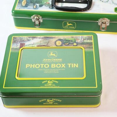 Lot of John Deere Tins