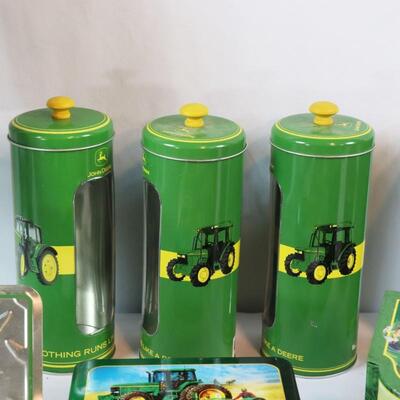 Lot of John Deere Tins