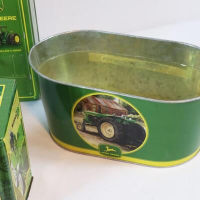 Lot of John Deere Tins