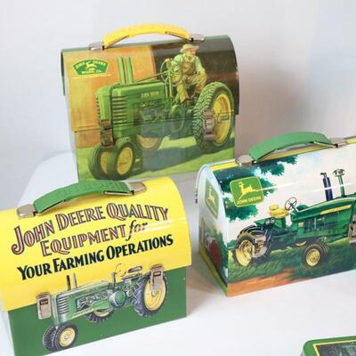 Lot of John Deere Tins
