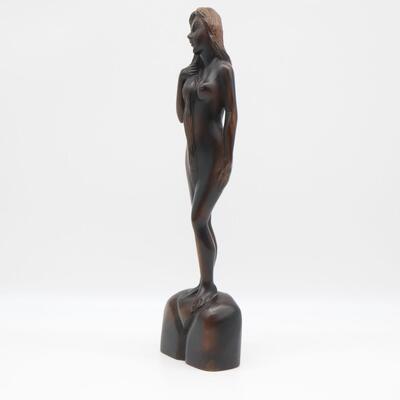 Boxwood Carving of Woman