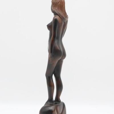 Boxwood Carving of Woman