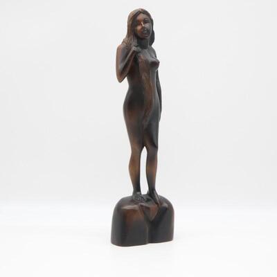 Boxwood Carving of Woman