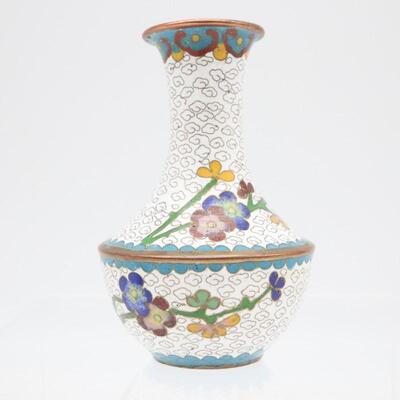 Pair of Cloisonne Vases