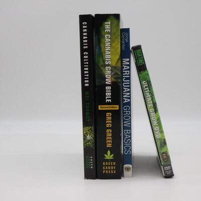 Lot of Cannabis Grow Books & DVD's