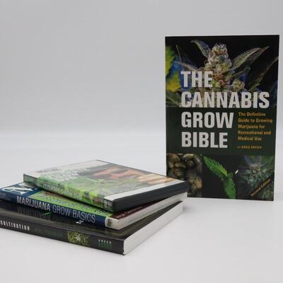 Lot of Cannabis Grow Books & DVD's