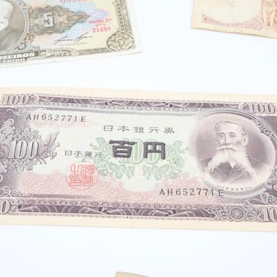 Various World Currency Paper Money