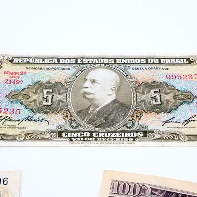 Various World Currency Paper Money