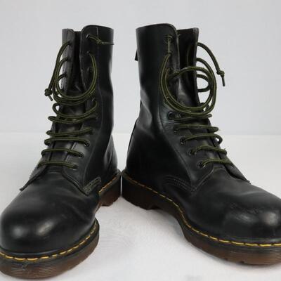 Dr. Martens Size 9 Steel-Toe Boots Made in England