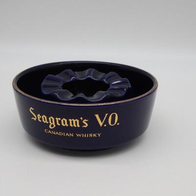 Vintage Seagram's V.O. Canadian Whiskey Ashtray