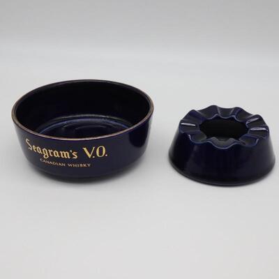 Vintage Seagram's V.O. Canadian Whiskey Ashtray