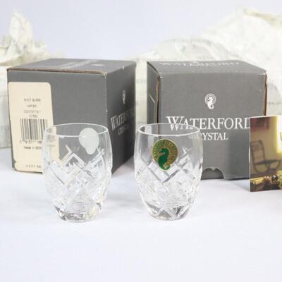 Set of 2 Waterford Crystal Napier Shot Glasses
