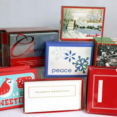 New In Box Papyrus Holiday Greeting Cards Lot of 14