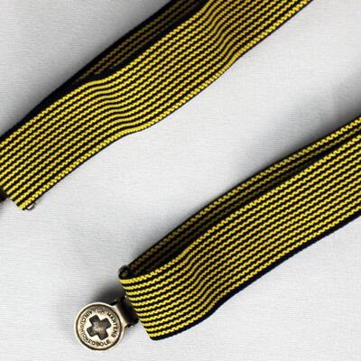 Dr. Martens Suspenders Black & Yellow Striped