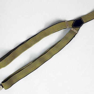 Dr. Martens Suspenders Black & Yellow Striped