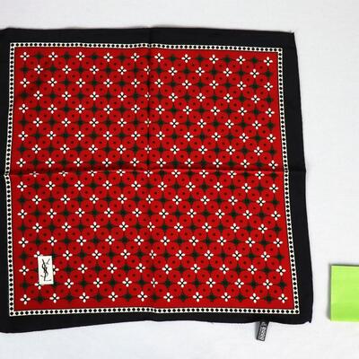 YSL Yves Saint Laurent & Dior Scarf Lot