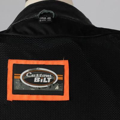 Bilt Leather Motorcycle Jacket with Helmet