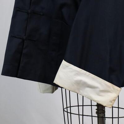 Navy Blue Tang Coat from Shanghai