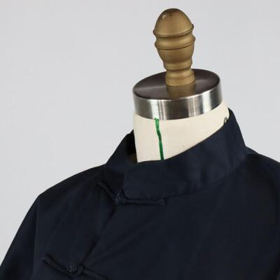 Navy Blue Tang Coat from Shanghai