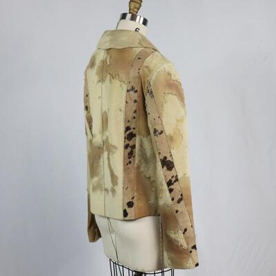 D2K Shearling Fur Pony Hair Jacket Size L