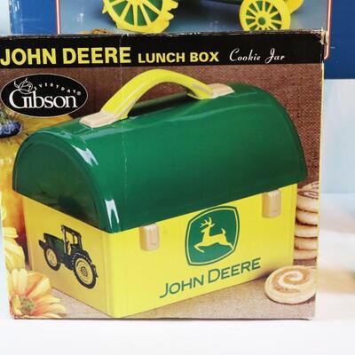 Lot of John Deere Cookie Jars & Misc.