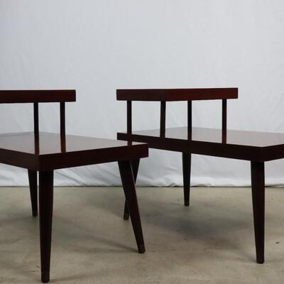 Pair of Mid Century Side Tables