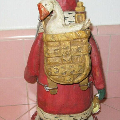 MS 1988 House of Hatten 15" Santa Claus Figurine Teddy Christmas BROKEN Bear