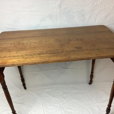A - 387 Antique Collapsible Sewing Table