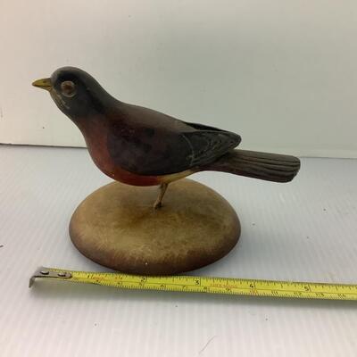 C293 Vintage FRANK FINNEY Carved Bird