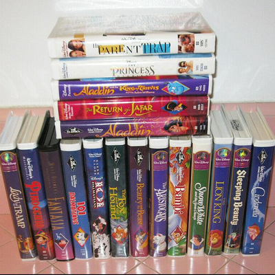 Walt Disney Princess Lot (Cinderella, Snow White, Sleeping Beauty) VHS