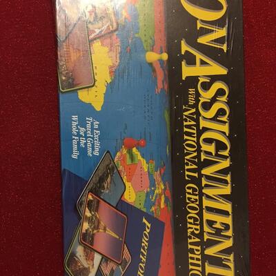 On assignment with National Geographic new sealed in box Board game