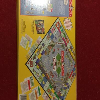 The Simpsons monopoly board game