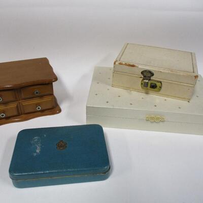 Metal Boxes & Jewelry Boxes (See all pictures)